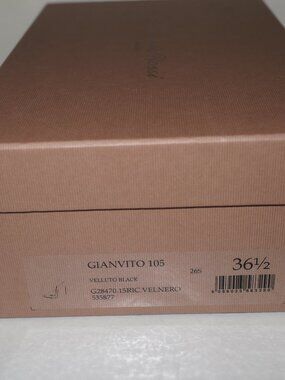 Gianvito Rossi Empty Shoe Box + Dust Bag + Card